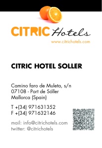 Refreshing style for Citric Hotel Soller card